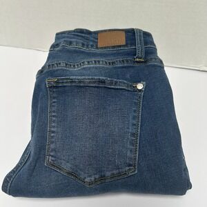Judy Blue Skinny Fit Jean Serape Rainbow Patch Distressed Size 13/31 Style #8424